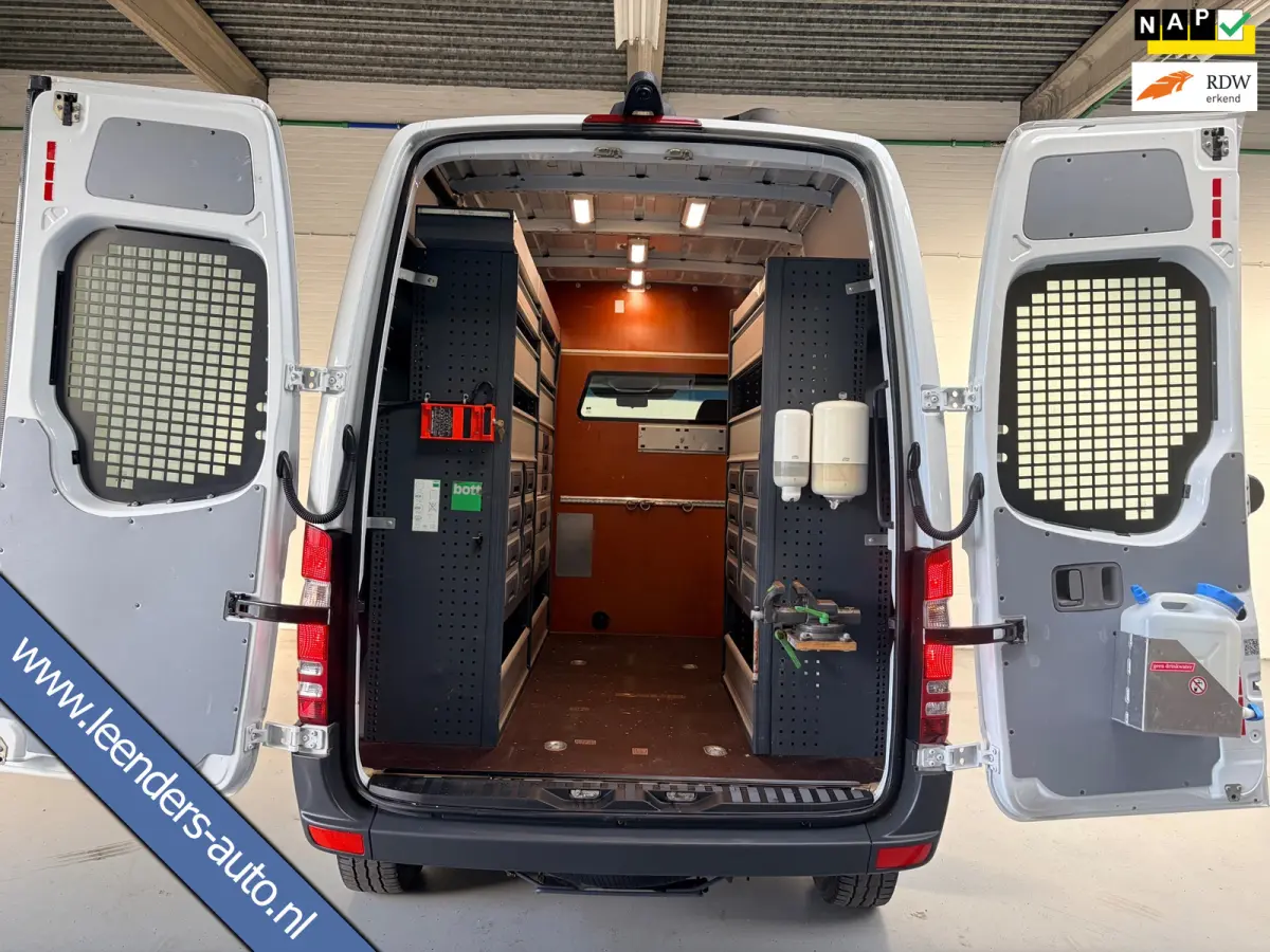 L1H2 Automaat Servicewagen 314 2.2 CDI 140PK euro6 BOTT, Victron V230, Standkachel, RIJKLAARPRIJS