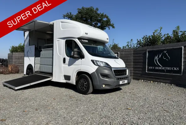 | HORSETRUCK | MSG | COMPETITION 3XL | 2017 | 3-SEAT | 165PK | 116.479KM | L3 | EURO 6 | NO VAT | MARGE   | DUITS KENTEKEN