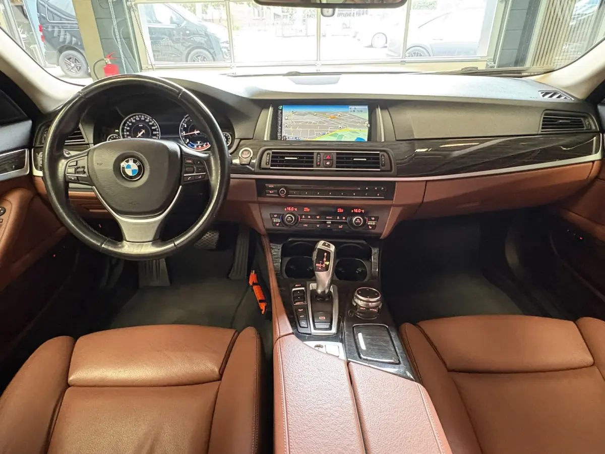 528xi Luxury Edition Camera, Leer, Elek Trekhaak