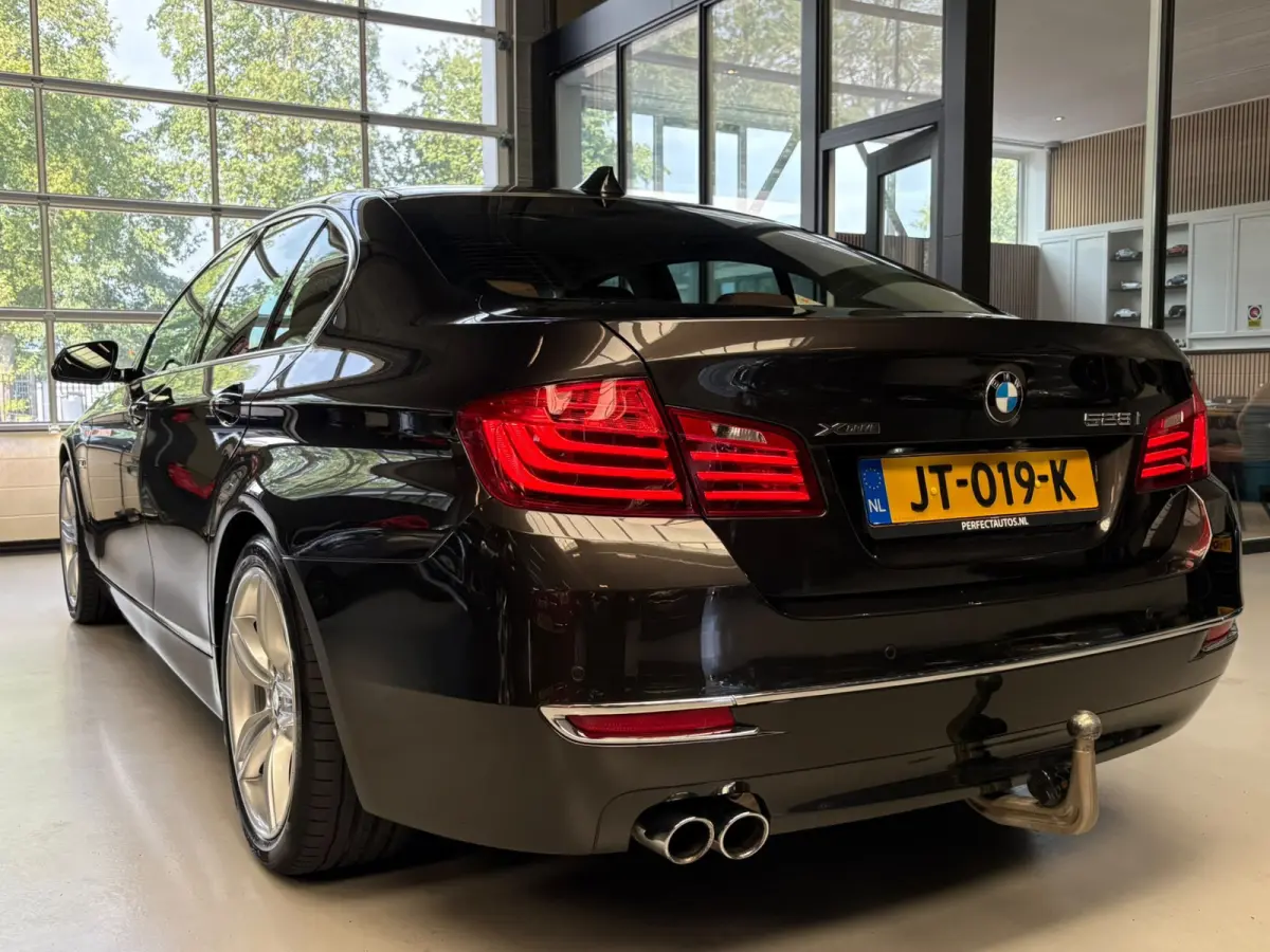 528xi Luxury Edition Camera, Leer, Elek Trekhaak