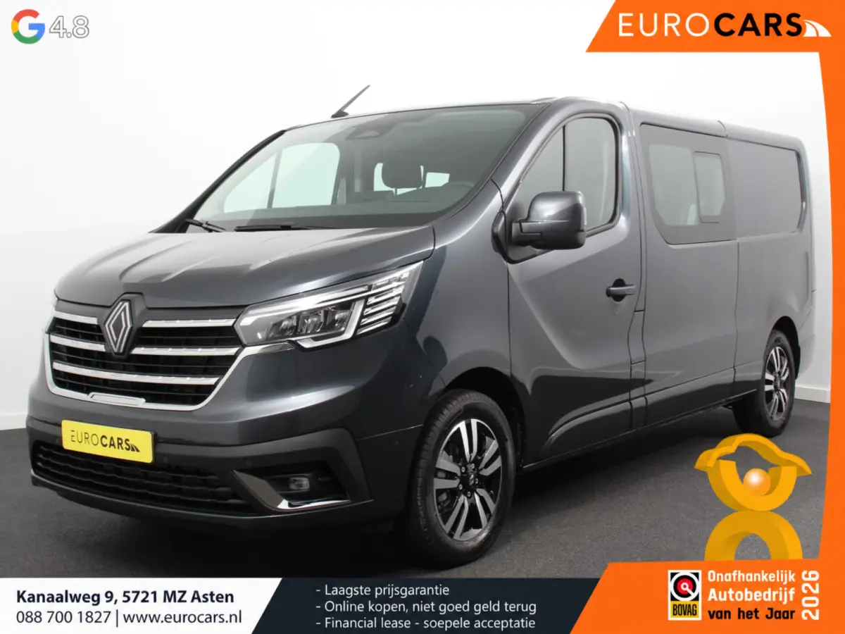 2.0 Blue dCi 150PK Automaat L2H1 Dubbele Cabine Navigatie Airco Lichtmetalen velgen Betimmering Trekhaak Camera Parkeer sensoren Dab