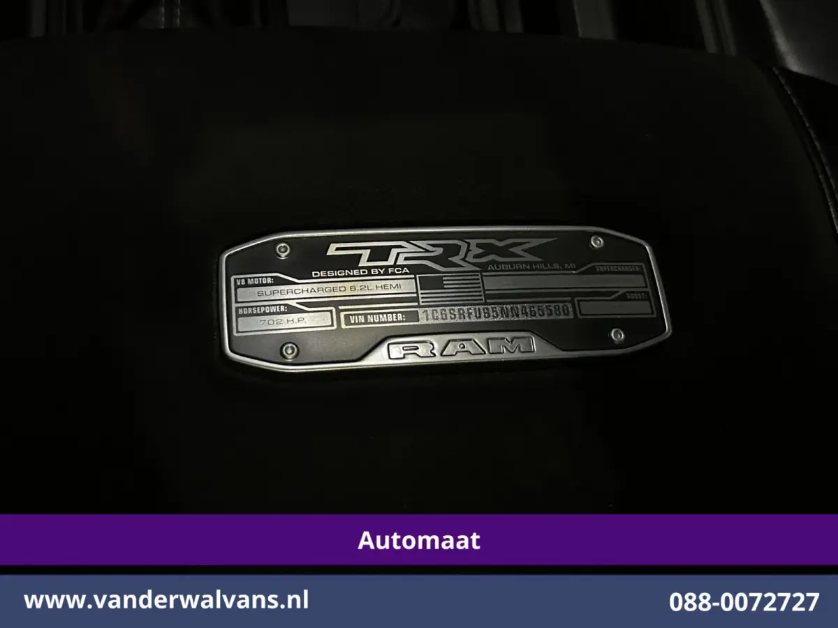 1500 TRX HELLCAT | 6.2 V8 712pk SUPERCHARGED HEMI 4x4 Automaat | Crew Cab Euro6 | Full Option Harman / Kardon, Pano, Carbon, 3500kg Trekhaak