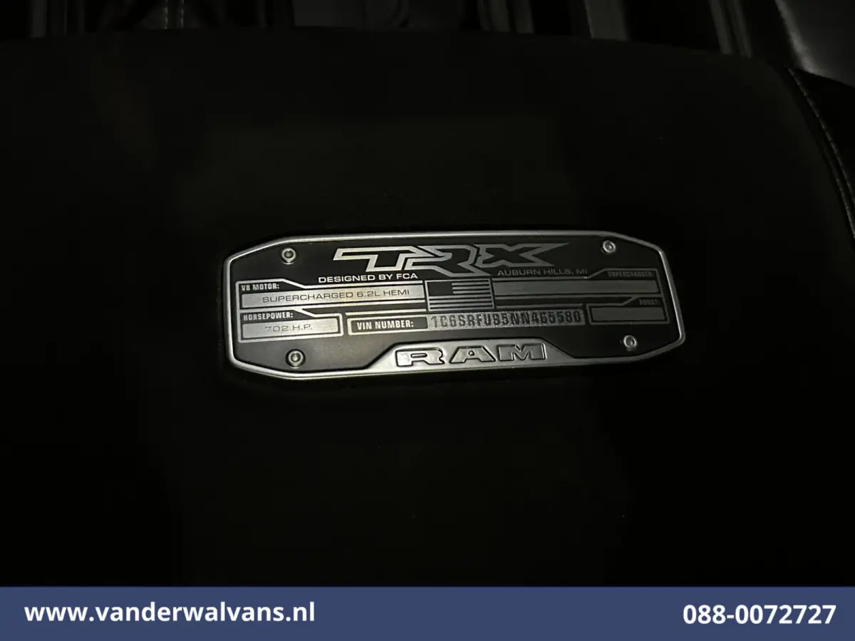 1500 TRX HELLCAT | 6.2 V8 712pk SUPERCHARGED HEMI 4x4 Automaat | Crew Cab Euro6 | Full Option Harman / Kardon, Pano, Carbon