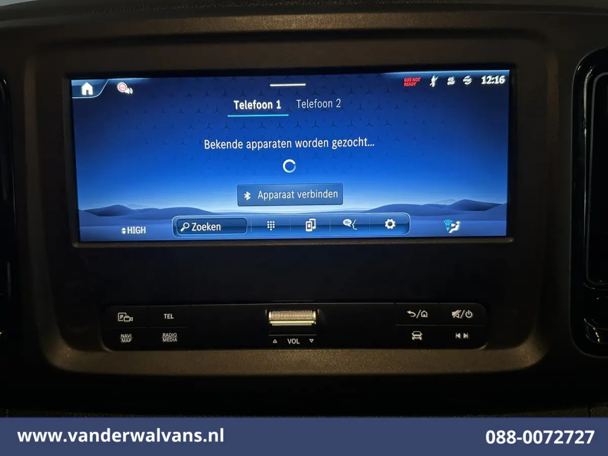 116 CDI 164pk L2H1 2025 Model Euro6 Airco | Camera | XXL MBUX | Navigatie | Cruisecontrol | Stoelverwarming Parkeersensoren, Bijrijdersbank