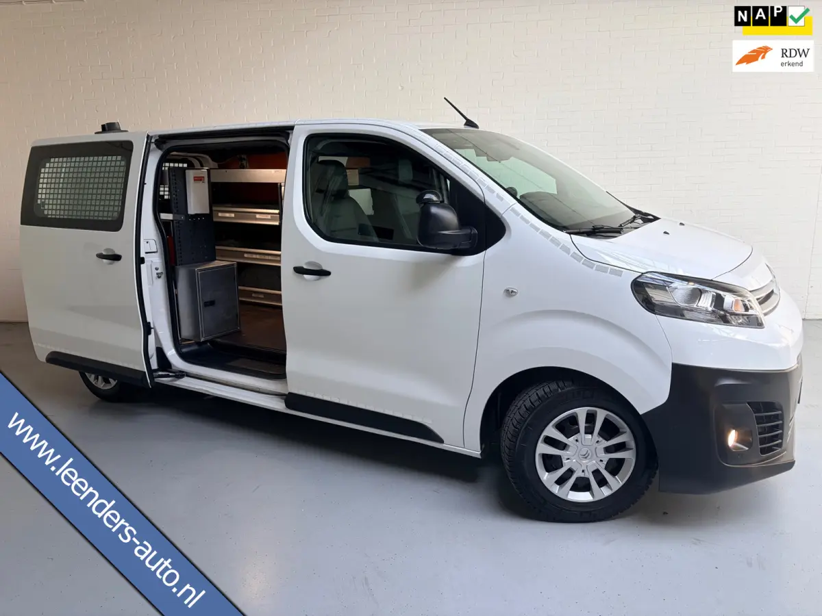 Citroen Jumpy Servicewagen 1.5 BlueHDI 100 M Club euro6 L2H1 V230 omvormer BOTT inrichting Trekhaak, RIJKLAARPRIJS!