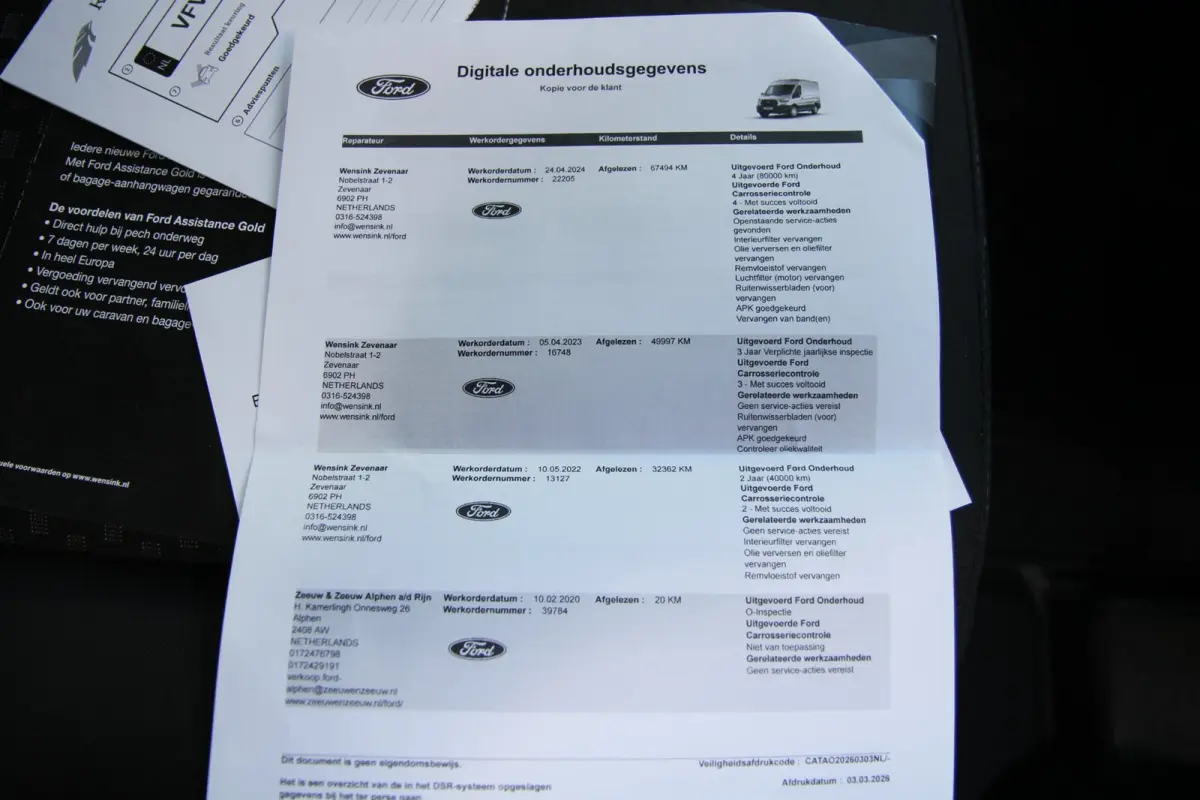 350 2.0 TDCI L2H2 Trend MHEV 130PK / Sync 3 / Dealer onderhoudsbeurt