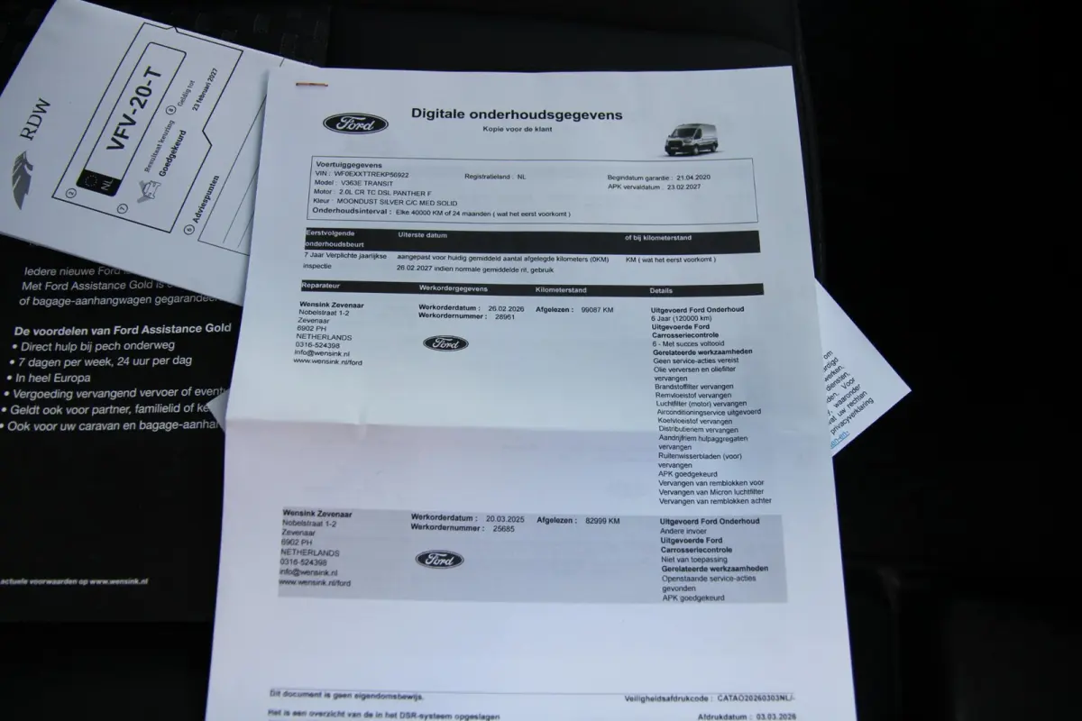 350 2.0 TDCI L2H2 Trend MHEV 130PK / Sync 3 / Dealer onderhoudsbeurt