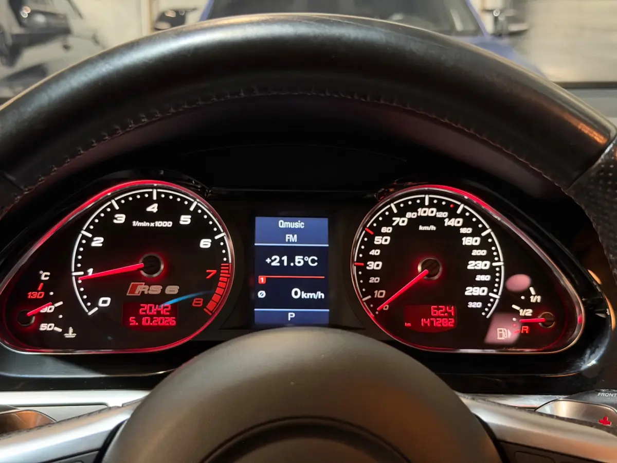 5.0 TFSI RS 6 580-PK!/BI-XENON/SCHUIFDAK/NAVI/LEDER/CRUISE/MEMORY/CAMERA/BOSE/VOLLEDIG-ONDERHOUD