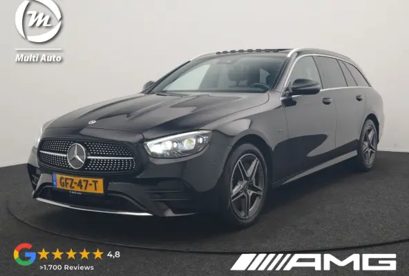 300 e AMG 320pk PHEV Dealer O.H | SOH 87,7% | Trekhaak af Fabriek | Schuif-/kantel Dak | Widescreen Navi | Multibeam LED | Camera | Alcantara Sportstoelen Verwarmd | Apple Carplay | BLIS | 1