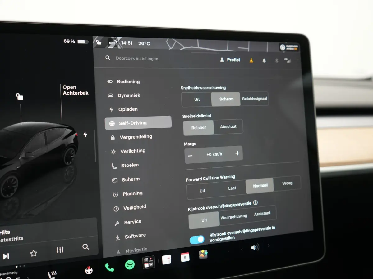 RWD 58 kWh 299pk Dealer O.H | Panodak | Full Self Driving Capability | Adaptive Cruise | 360 Camera | Lederen Sportstoelen Memory & Verwarmd | Keyless | BLIS | Navigatie | Virtual | DAB | Sp
