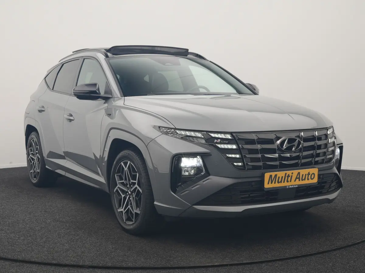 1.6 T-GDI PHEV N Line 4WD 265pk Dealer O.H | Trekhaak Afn. | Panodak | Adaptive Cruise | 360 Camera | Krell Audio | Alcantara Sportstoelen Memory & Ventilatie | Stoelen & Stuur Verwarmd | Bl