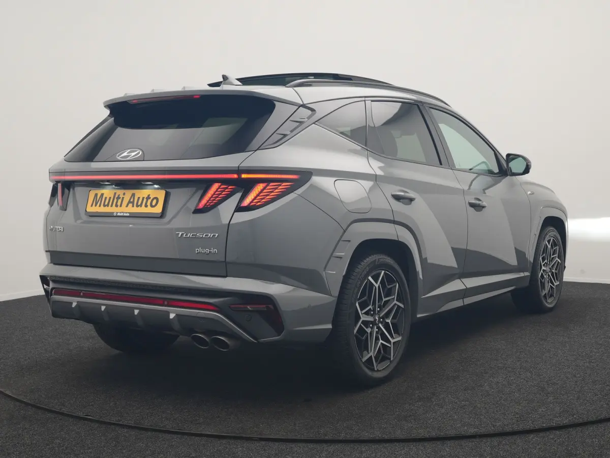 1.6 T-GDI PHEV N Line 4WD 265pk Dealer O.H | Trekhaak Afn. | Panodak | Adaptive Cruise | 360 Camera | Krell Audio | Alcantara Sportstoelen Memory & Ventilatie | Stoelen & Stuur Verwarmd | Bl
