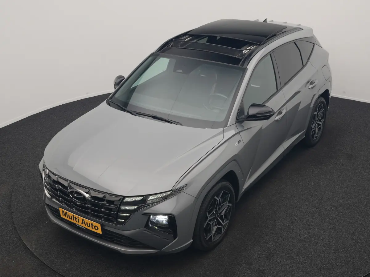 1.6 T-GDI PHEV N Line 4WD 265pk Dealer O.H | Trekhaak Afn. | Panodak | Adaptive Cruise | 360 Camera | Krell Audio | Alcantara Sportstoelen Memory & Ventilatie | Stoelen & Stuur Verwarmd | Bl