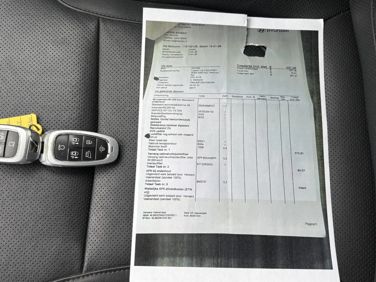 1.6 T-GDI PHEV Premium Sky 4WD | AFNEEMB. TREKHAAK | ADAPT. CRUISE CONTROL | ELEK. SCHUIF-/KANTELDAK | ELEK. ACHTERKLEP | MEMORY | STOELVENTILATIE