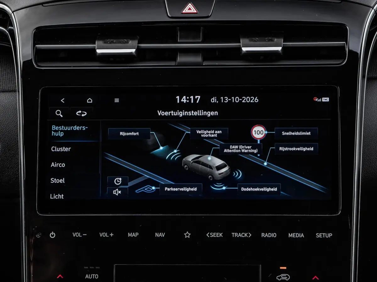 1.6 CRDi 48V Mild Hybrid Premium Sky | Panoramadak | Trekhaak 1.650 kg | Leder | 360 Camera | ACC | KRELL | Memory | 19" | Dealeronderhouden