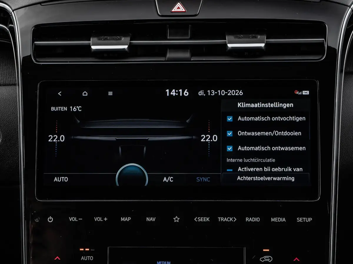 1.6 CRDi 48V Mild Hybrid Premium Sky | Panoramadak | Trekhaak 1.650 kg | Leder | 360 Camera | ACC | KRELL | Memory | 19" | Dealeronderhouden