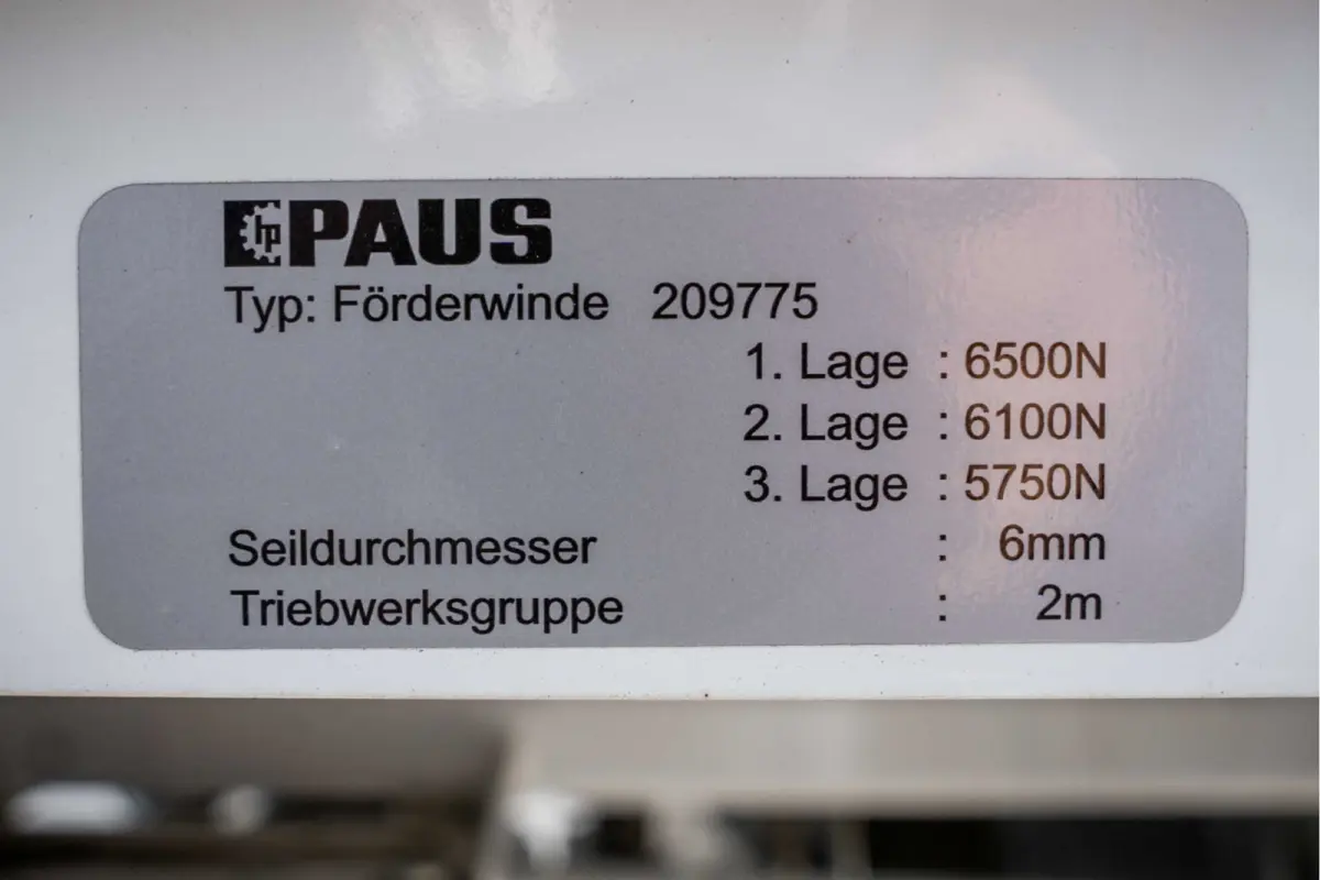 315 | Verhuislift / ladder | Nieuwstaat | Paus City-Floh 27M | 400KG Laadvermogen | Cruise | Airco