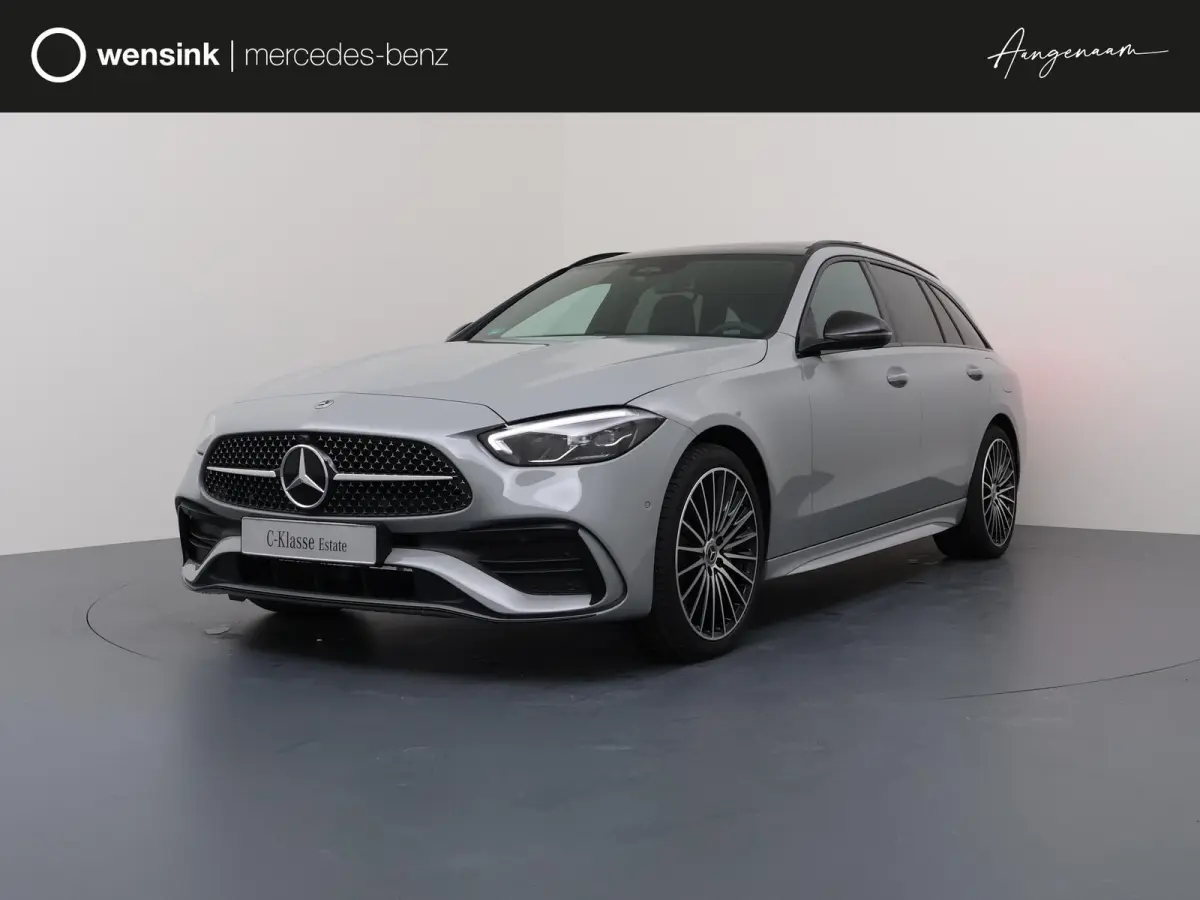 300e 140 Years Edition | Panoramaschuifdak | Night Pakket | AMG-line | Alpine grijs |