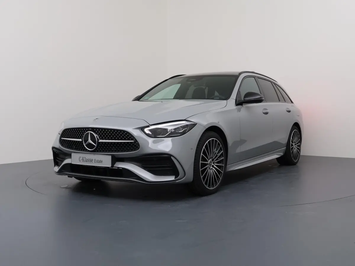 300e 140 Years Edition | Panoramaschuifdak | Night Pakket | AMG-line | Alpine grijs |