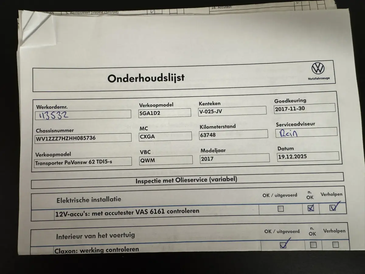 2.0 TDI L1H1 Airco Camera Trekhaak Imperiaal Laadruimte betimmering
