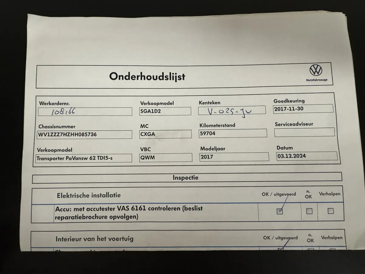2.0 TDI L1H1 Airco Camera Trekhaak Imperiaal Laadruimte betimmering