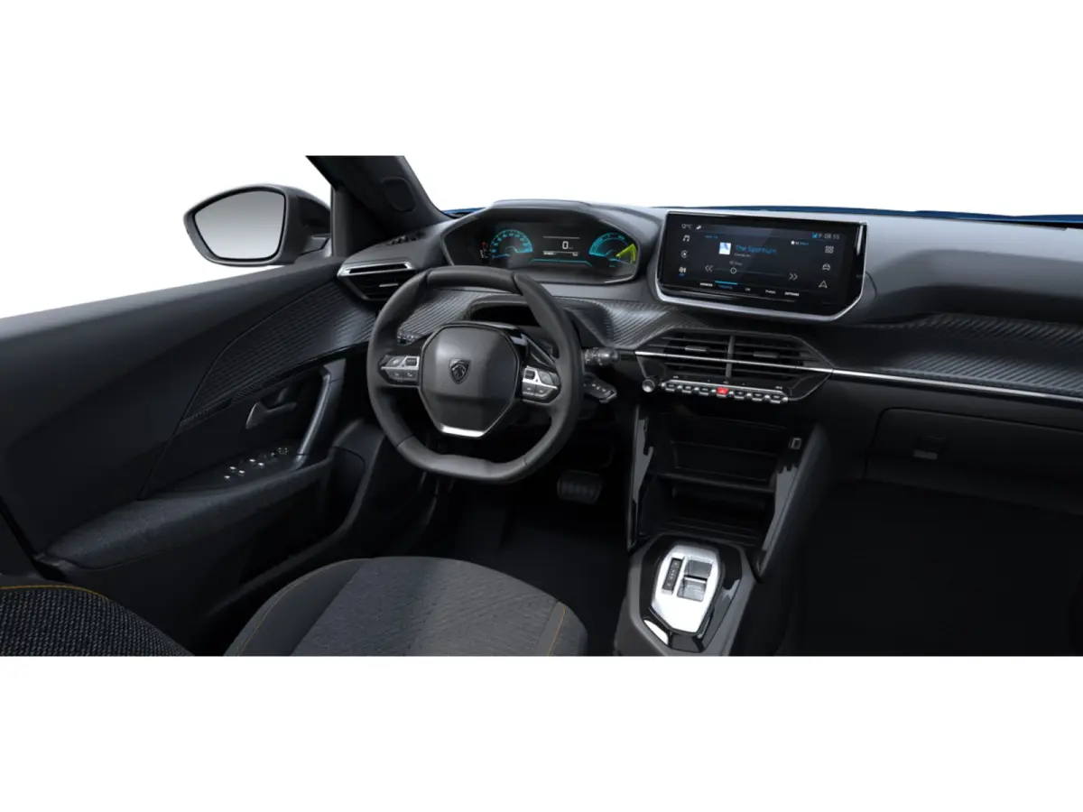 Style | Climate Control | Dashboard in zacht materiaal met carboneffect en hoogglans zwarte sierstrip | Parkeerhulp achter