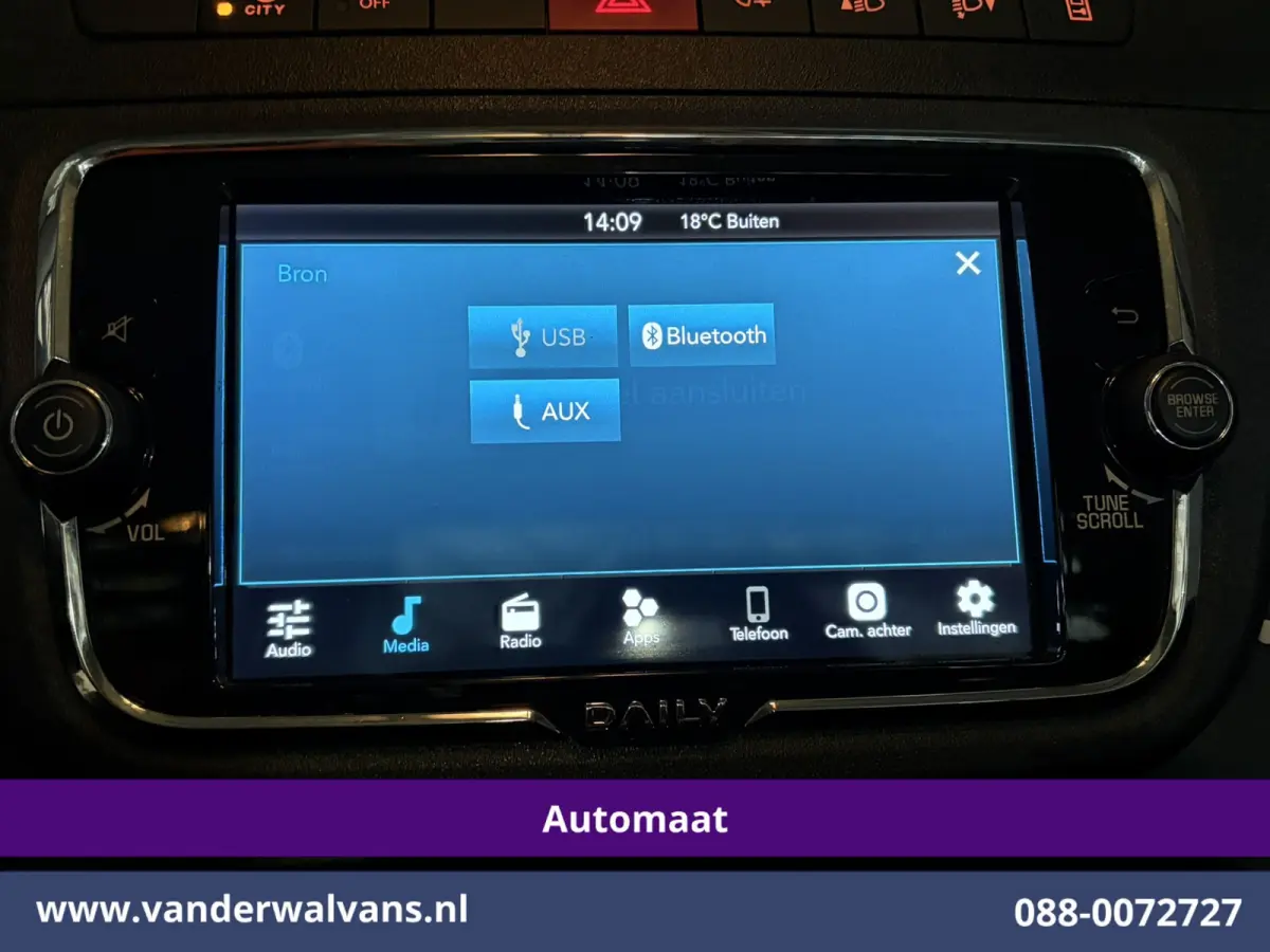 35C14H 2.3 Oprijwagen Automaat Dubbel Lucht Euro6 Airco | Camera | 3500kg Trekhaak | Electrische Lier | Chauffeursstoel Cruisecontrol, Bijrijdersbank