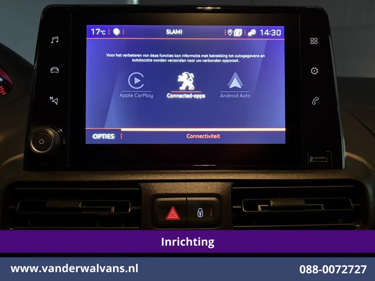 1.5 BlueHDI 102pk L1H1 inrichting Euro6 Airco | Navigatie | Apple Carplay Trekhaak, Cruisecontrol, Android Auto, Parkeersensoren