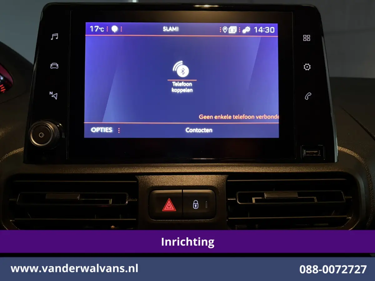 1.5 BlueHDI 102pk L1H1 inrichting Euro6 Airco | Navigatie | Apple Carplay Trekhaak, Cruisecontrol, Android Auto, Parkeersensoren