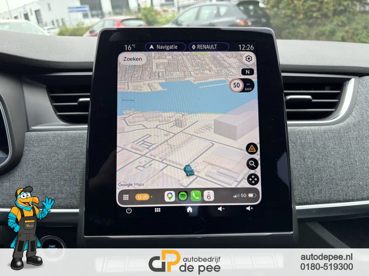 R135 Intens 52 kWh GARANTIE/KOOPACCU SOH 92%/CCS/SENS.V+A/CAMERA/CRUISE/CLIMA/CARPLAY/LICHTMETAAL rijklaarprijs!