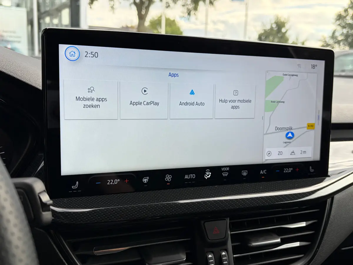 1.0 Hybrid 125 PK ST Line | STUUR, STOEL EN VOORRUITVERWARMING| FULL LED| NAVIGATIE + APPLE CARPLAY/ANDROID AUTO| PARKEERSENSOREN V+A| KEYLESS START| NEDERLANDSE AUTO| EERSTE EIGENAAR| DEALE