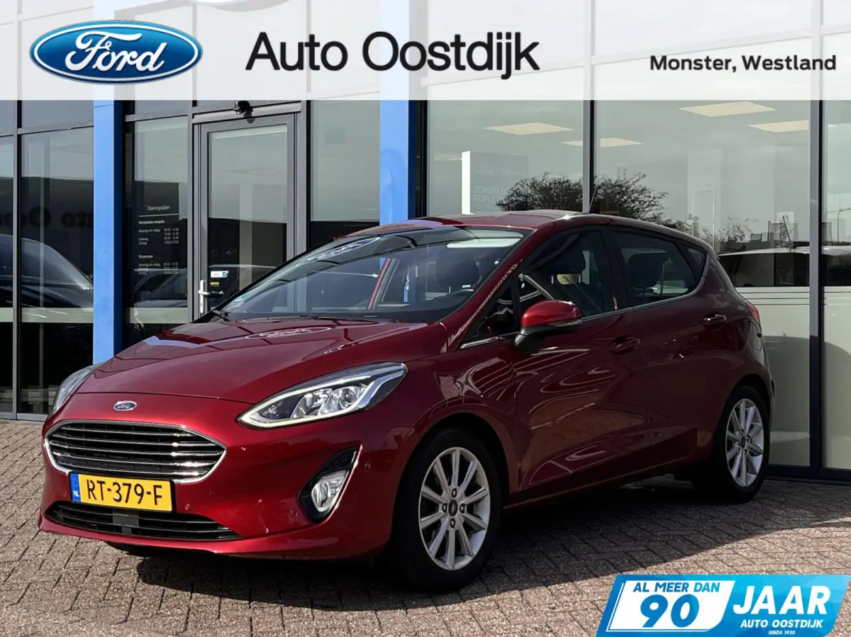 1.0 EcoBoost Titanium 100pk Trekhaak Adaptieve Cruise Camera Verwarmde Voorruit Navi B&O Parkeersensoren Climate 16'' Velgen *Leuk*