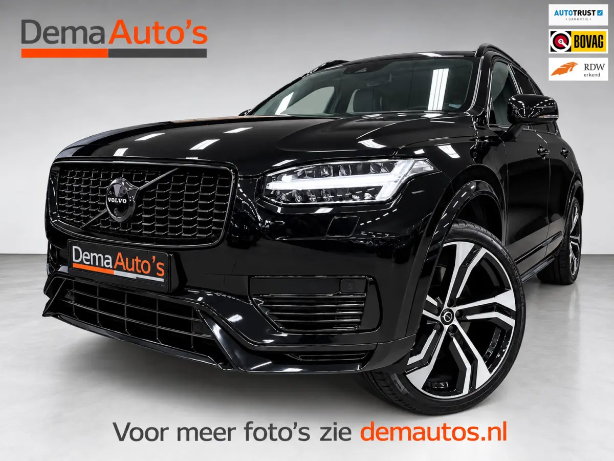 2.0 T8 Recharge R-DESIGN 7P BLACK-LINE 22'' L-RANGE LEDER/H-UP/M+KOELING-STOELEN/360CAM/ADAPT-CRUISE///