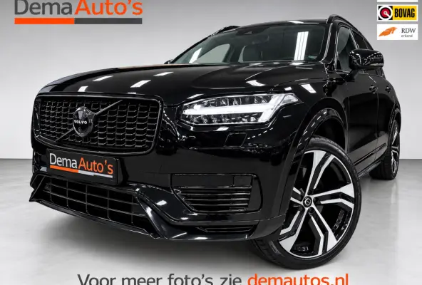 2.0 T8 Recharge R-DESIGN 7P BLACK-LINE 22'' L-RANGE LEDER/H-UP/M+KOELING-STOELEN/360CAM/ADAPT-CRUISE///