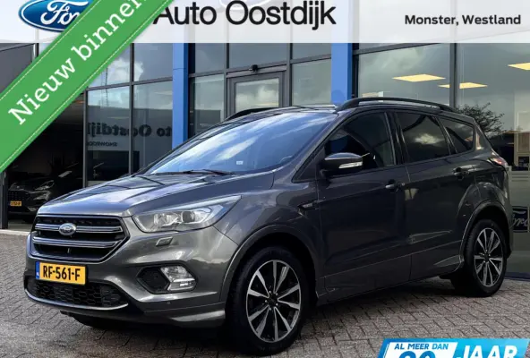 1.5 EcoBoost ST Line 120PK DISTRIBUTIERIEM IS VERVANGEN!!! Afn. Trekhaak Camera Cruise Navi Carplay Stoel/Voorruit Verwarming Elek. Achterklep 1800kg Trekgewicht *Dealer Onderhouden*