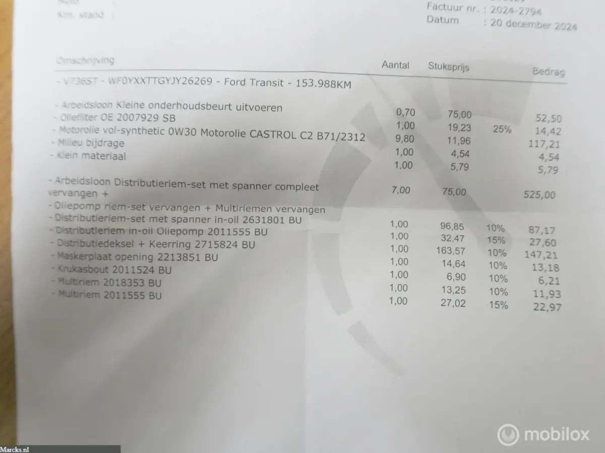 2.0 TDCI L1H1 Trend EURO 6 3 persoons