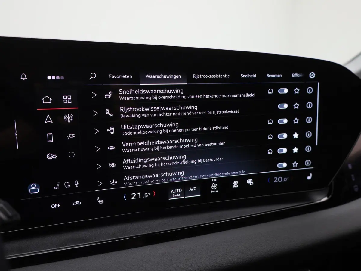 edition 83 kWh 252 PK | Adaptive cruise control | Navigatie | Stuurverwarming | Stoelverwarming voor & achter | Elektrisch instel. voorstoelen | 360 Camera | Smartphone interface | MMI-bijri