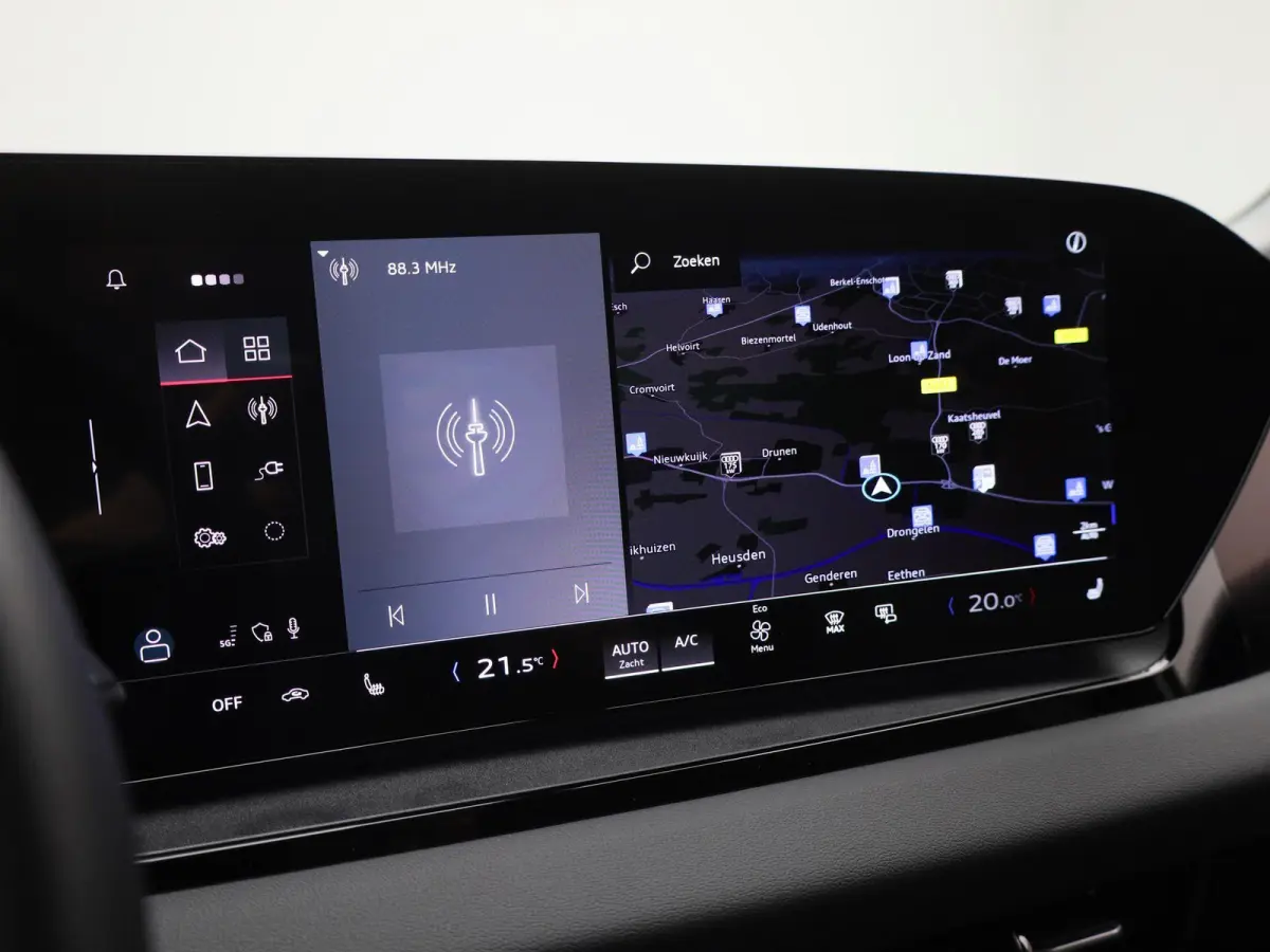 edition 83 kWh 252 PK | Adaptive cruise control | Navigatie | Stuurverwarming | Stoelverwarming voor & achter | Elektrisch instel. voorstoelen | 360 Camera | Smartphone interface | MMI-bijri