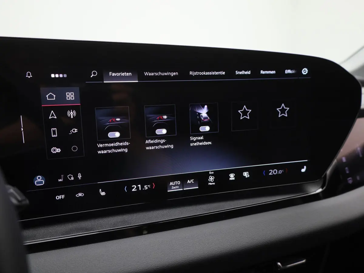 edition 83 kWh 252 PK | Adaptive cruise control | Navigatie | Stuurverwarming | Stoelverwarming voor & achter | Elektrisch instel. voorstoelen | 360 Camera | Smartphone interface | MMI-bijri