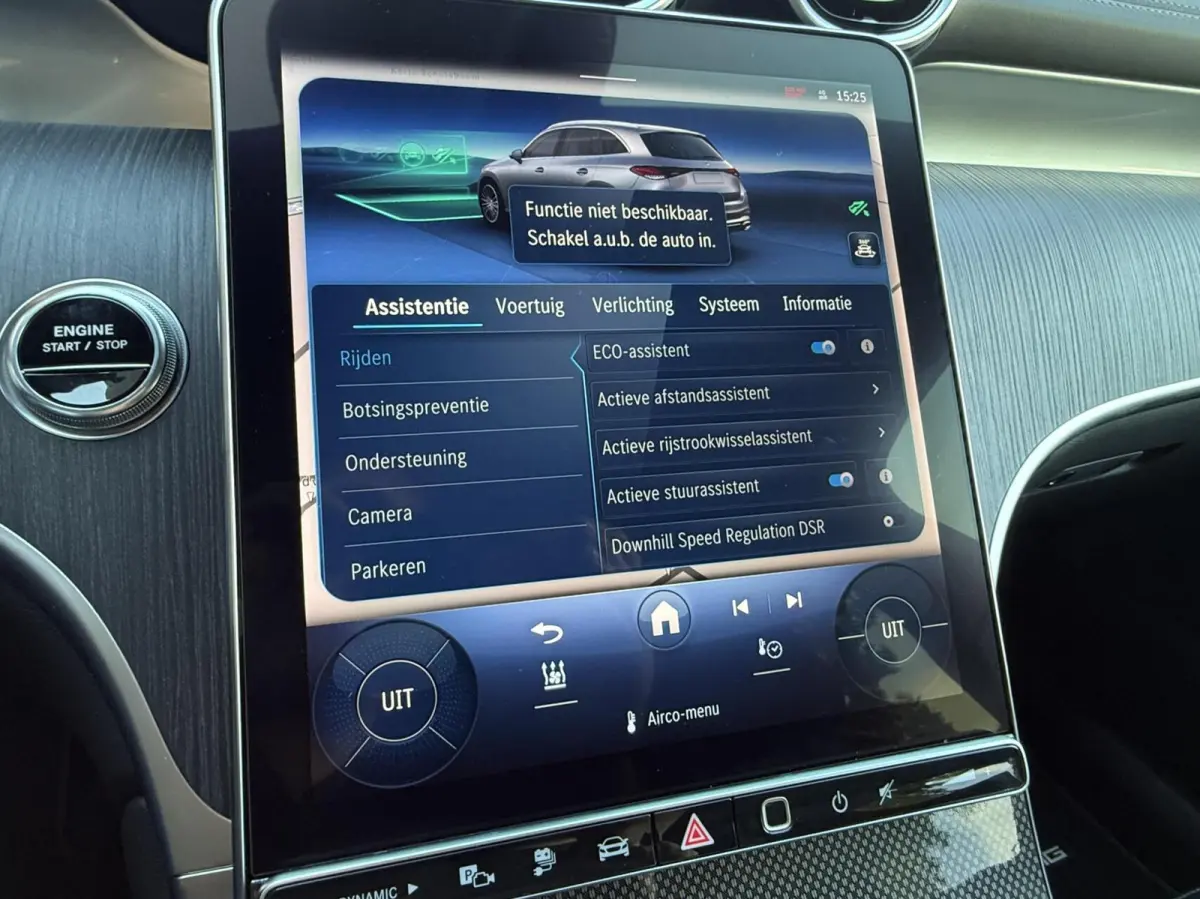 400e AMG ACHTERAS BESTURING LUCHTVERING TREKHAAK