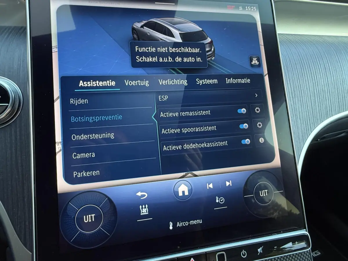400e AMG ACHTERAS BESTURING LUCHTVERING TREKHAAK