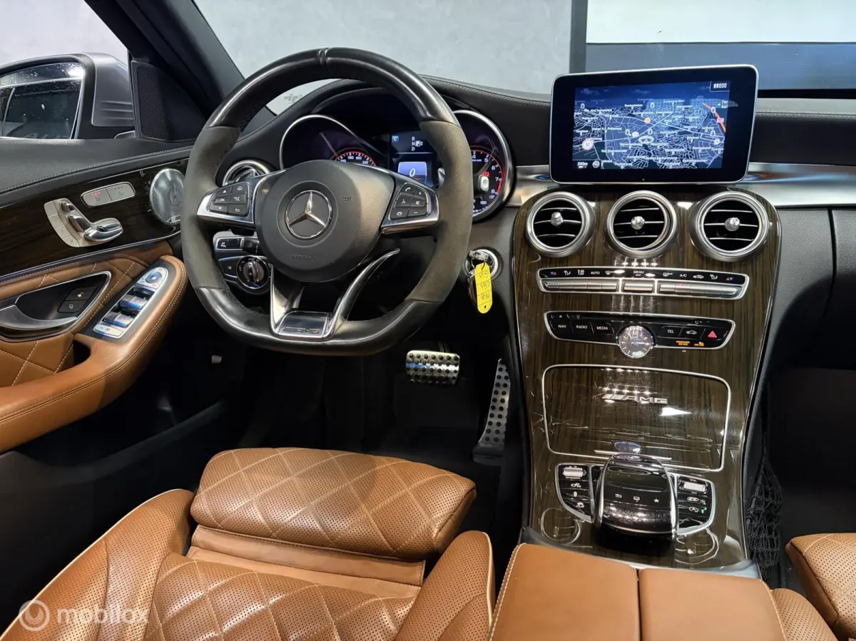 AMG 63 S 510 PK / DESIGNO LEDER / PANODAK / SPORTUITLAAT / BURMESTER / STOELKOELING+STOELVERW.+ MEMORY / SUPER ONDERHOUDEN