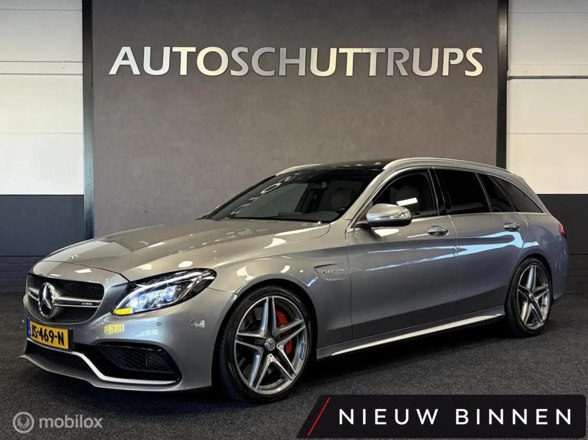 AMG 63 S 510 PK / DESIGNO LEDER / PANODAK / SPORTUITLAAT / BURMESTER / STOELKOELING+STOELVERW.+ MEMORY / SUPER ONDERHOUDEN
