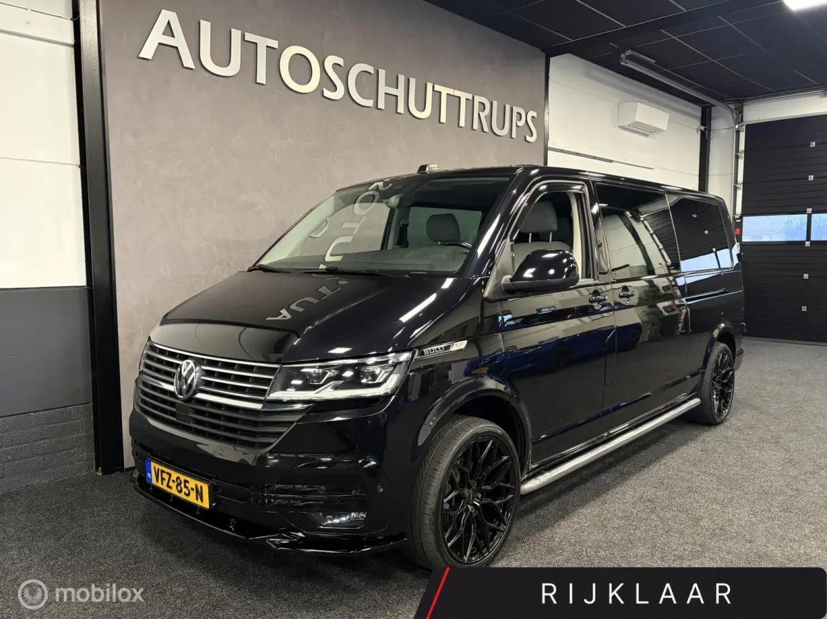 2.0 TDI L2H1 150 PK DUBBEL CABINE Highline BULLI 2x SCHUIFDEUR / AUTOMAAT / L2 / GESTOFFEERDE BAK / VIRTUAL DASH / LEDEREN INTERIEUR / 20'' LMV