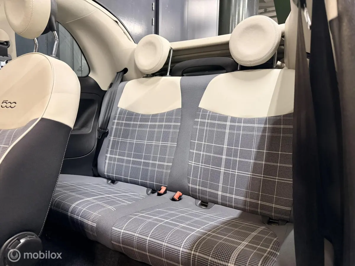 1.2 Lounge leder/cruise/pdc/blikvanger! Wit/rood