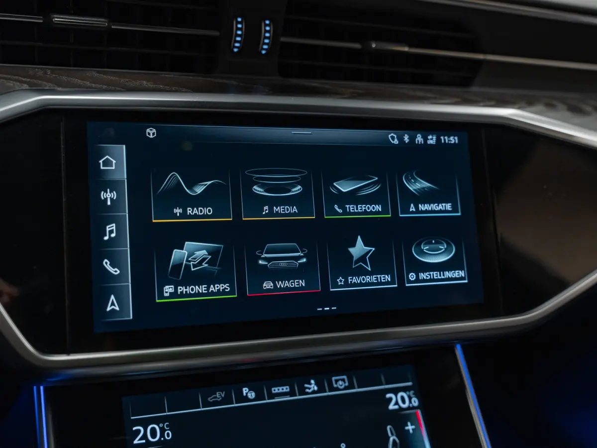 50 TFSI e Quattro 3X S-Line, Black Optik, Pano, ACC, Virtual, Ambiënte Light, Apple Carplay, Camera, PDC, Clima