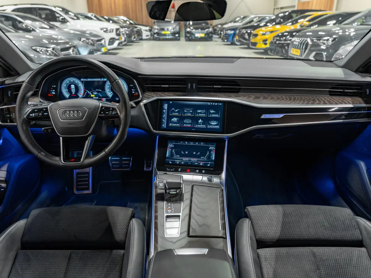 50 TFSI e Quattro 3X S-Line, Black Optik, Pano, ACC, Virtual, Ambiënte Light, Apple Carplay, Camera, PDC, Clima