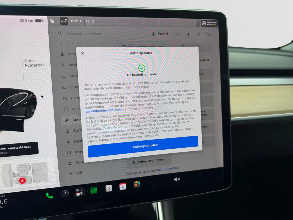 Long Range AWD 75 kWh SOH 100%, Nieuw Accu pakket, Full Tesla approved warranty
