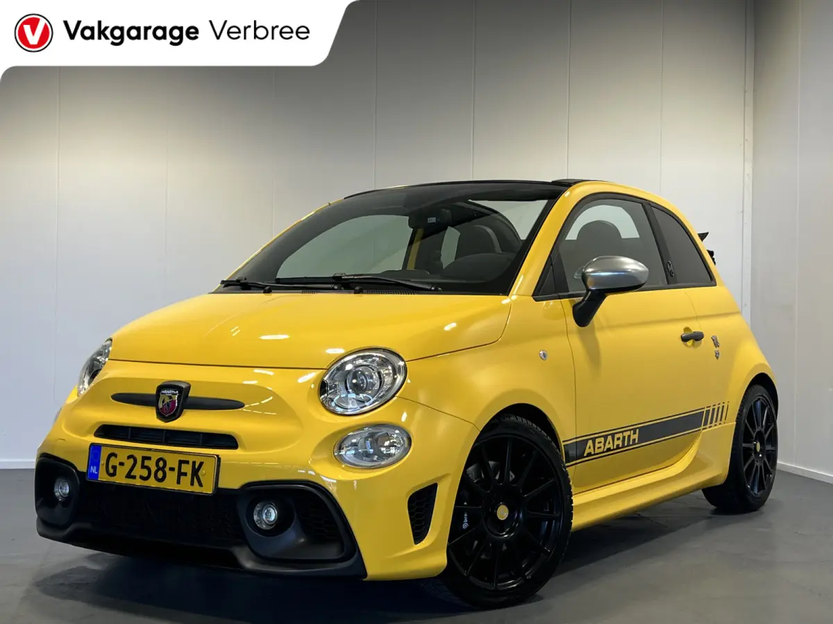 1.4 T-Jet Abarth Competizione | Navigatie | LM Velgen 17" | PDC Achter | Elektrisch te openen dak | 180 PK | Lederen bekleding | Airco |