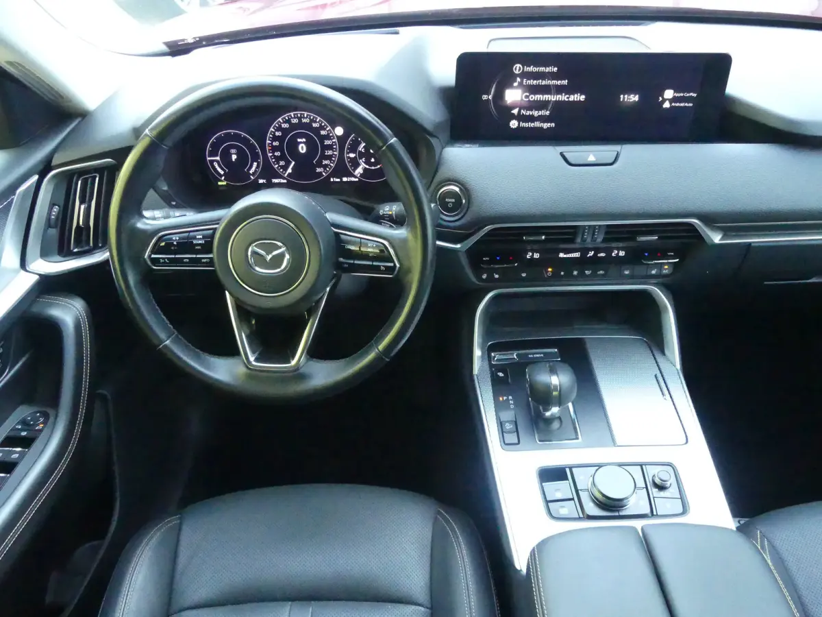 2.5 e-SkyActiv PHEV Homura | TREKHAAK | DODEHOEKDETECTIE | STOEL+STUURVERWARMING | CAMERA | PARKEERSENSOREN V+A | NAVI | LMV 20" | APPLE CARPLAY / ANDROID AUTO | HEAD-UP |